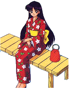 Рей в кимоно